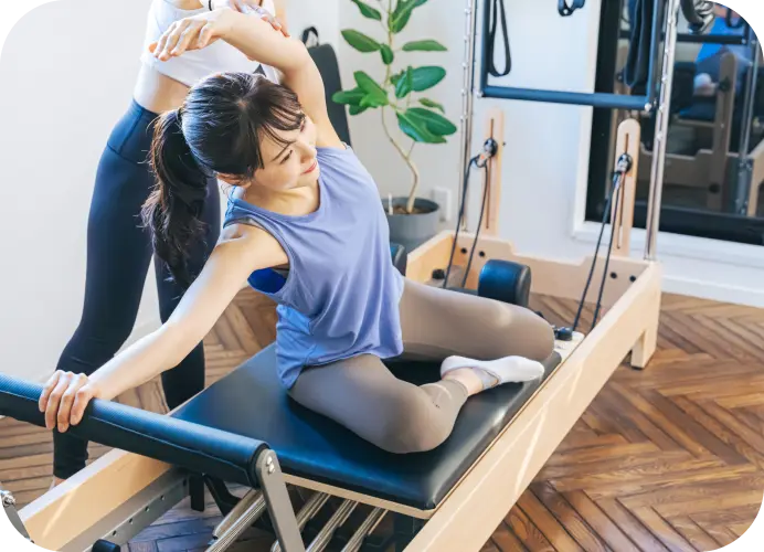 整体1回、温活2回、マシンピラティス2回